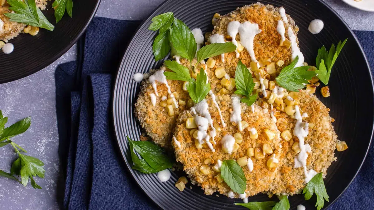 Vegan Crispy Baked Eggplant