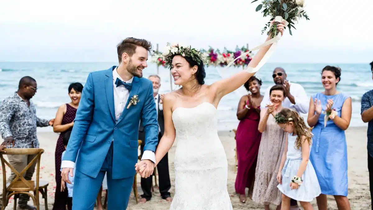 bride and groom