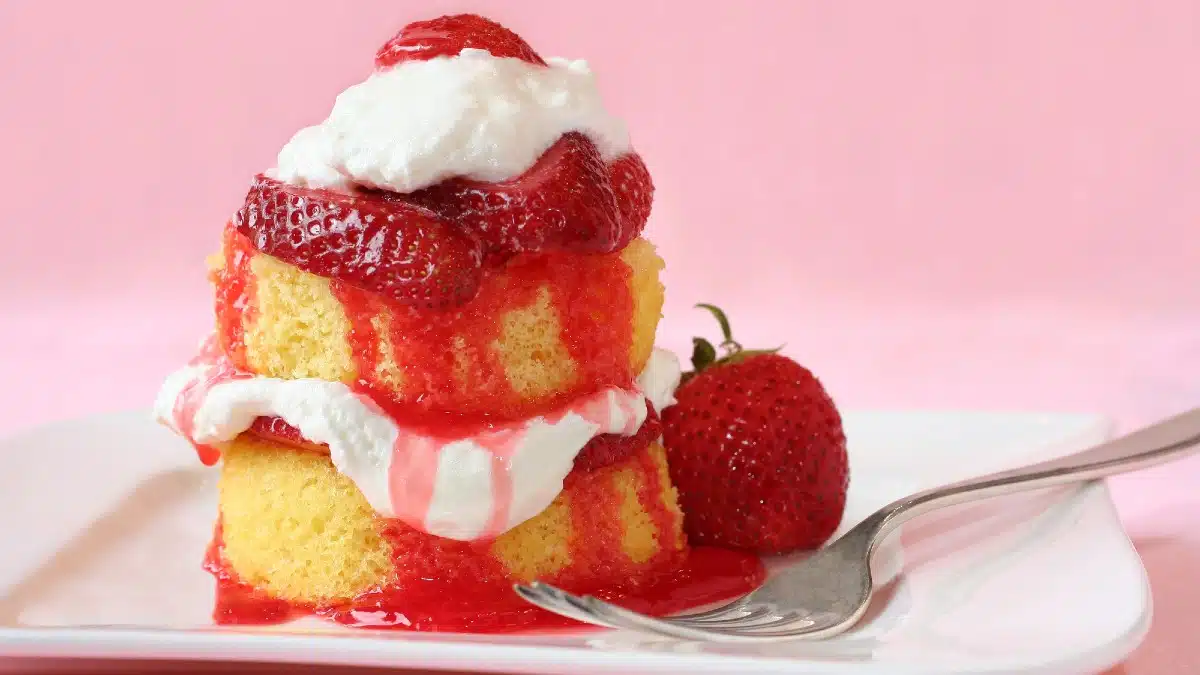 Delicious Strawberry Shortcake desert
