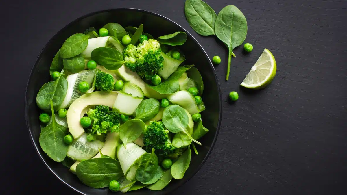 Fresh green salad