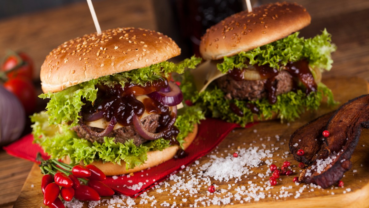 Fast Food Burgers and Fried Chicken