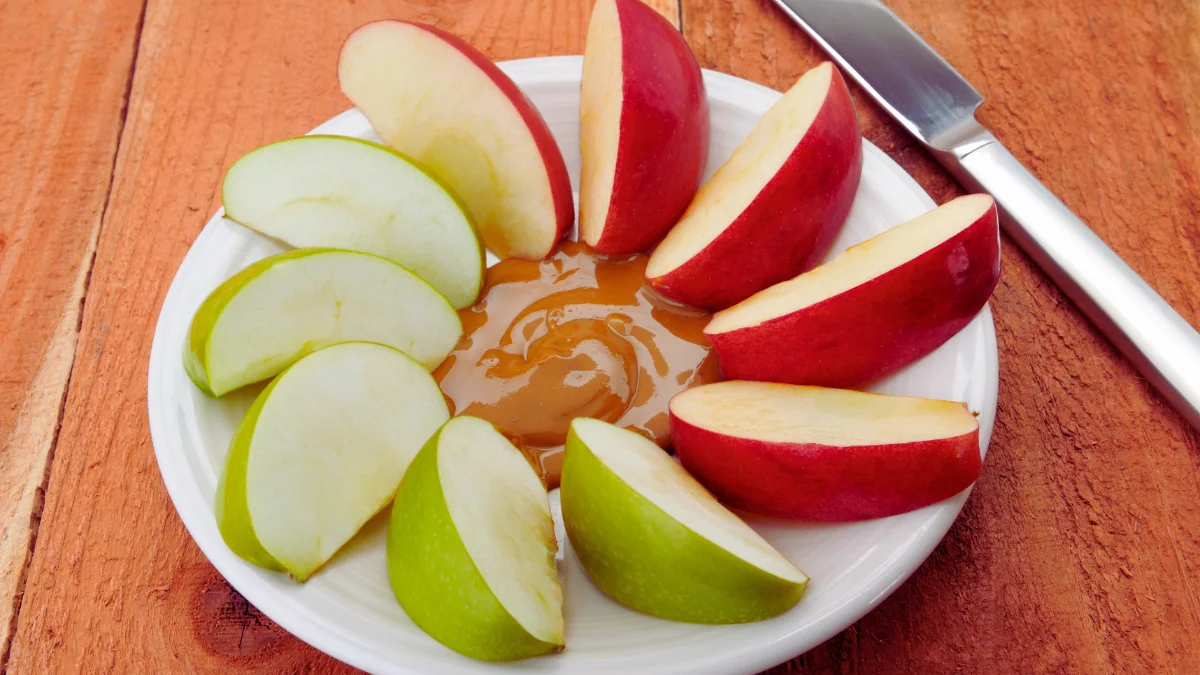 Apple Slices with Almond Butter