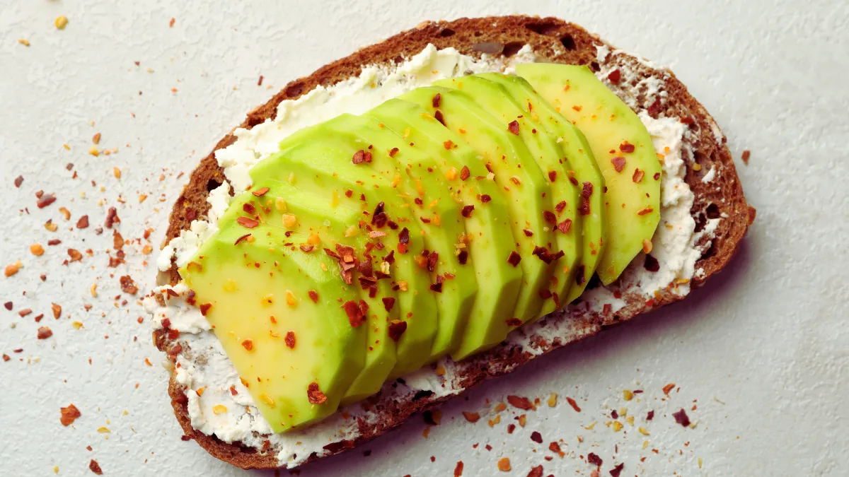 Avocado Toast on White Bread