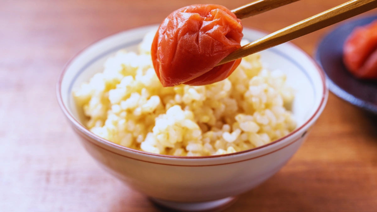 Brown Rice Bowl with Umeboshi