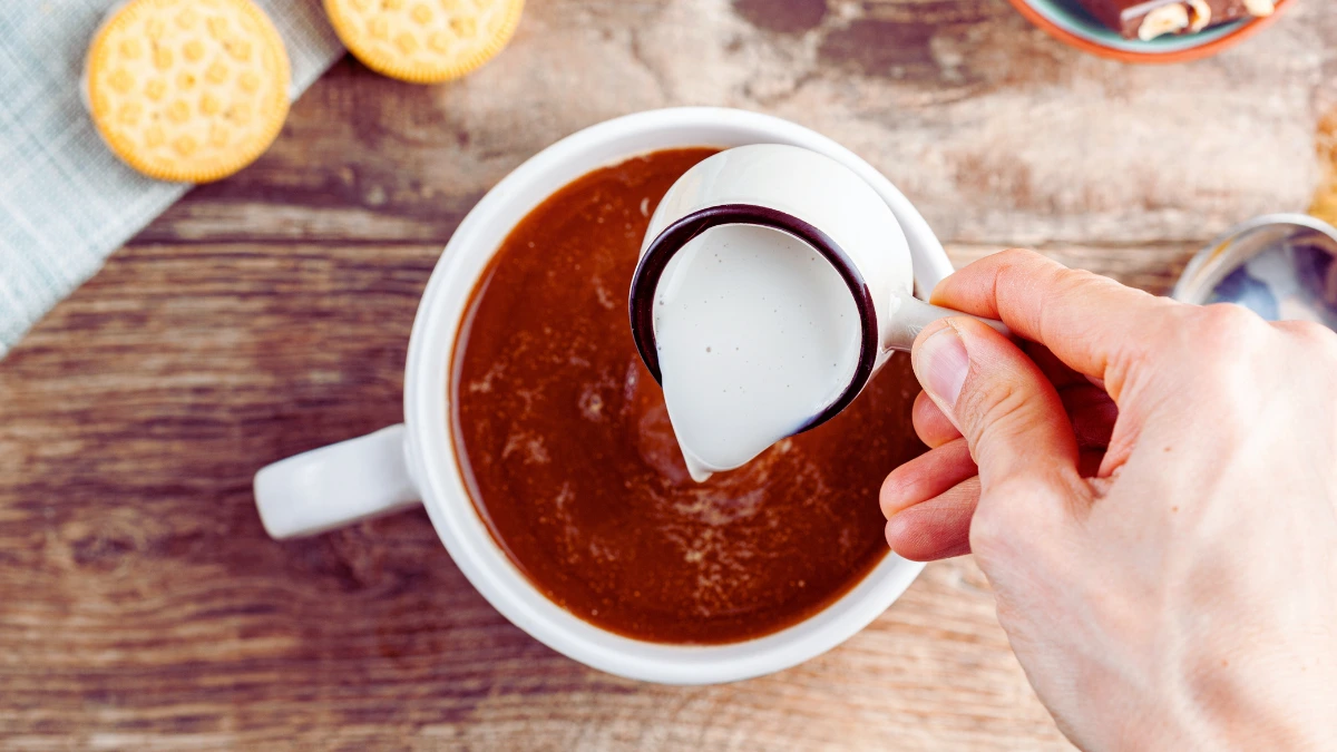 Coffee with Flavored Creamers