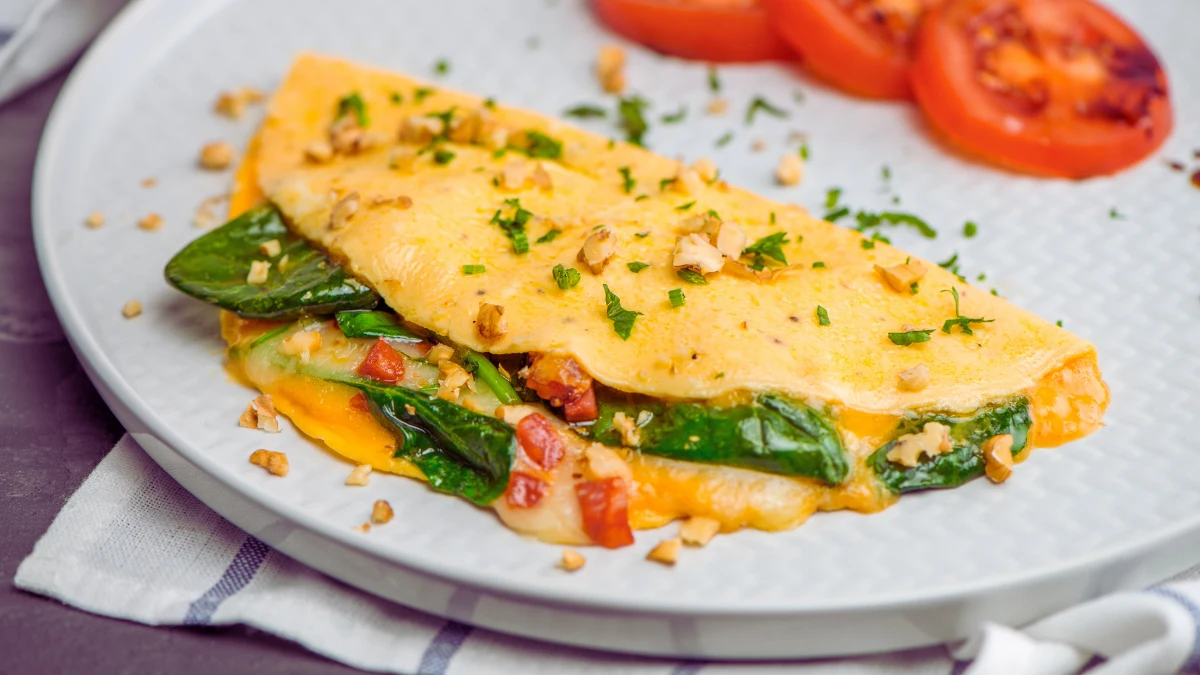 Egg White Veggie Omelette