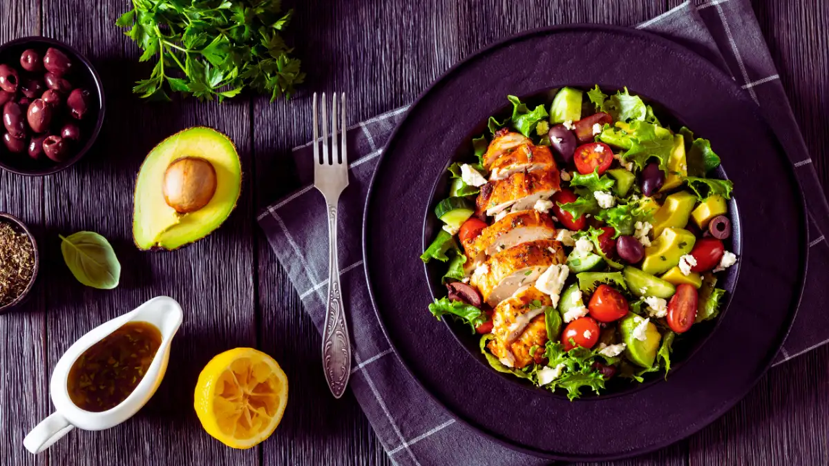 Grilled Chicken with Brussels Sprouts