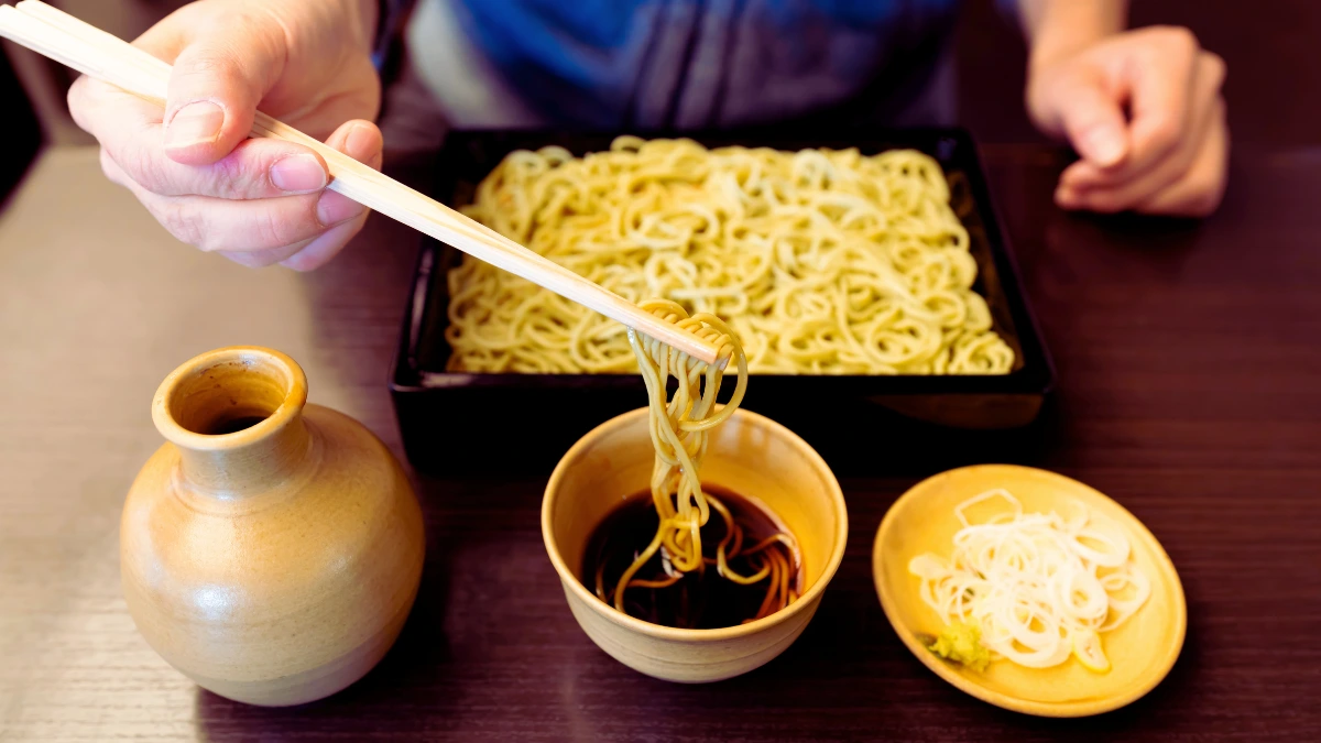 Soba Noodles with Dipping Sauce