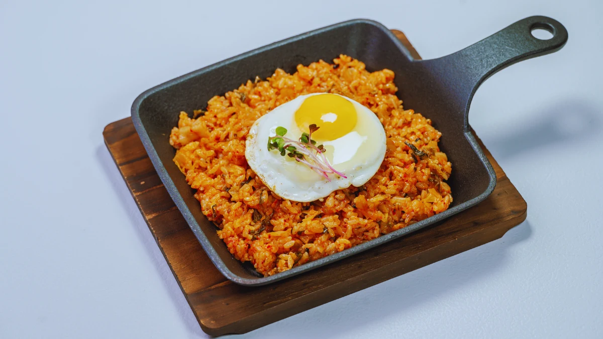 Spicy Kimchi Fried Rice