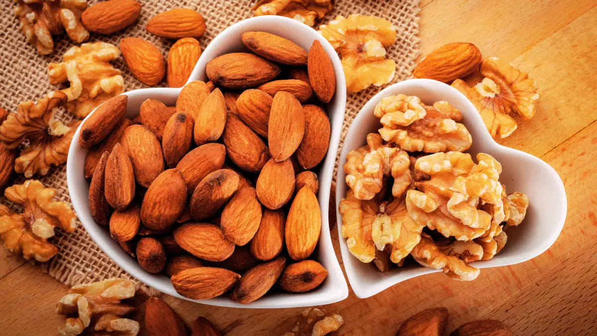 Almonds and Walnuts