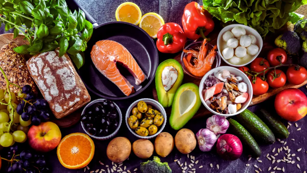 Nutrient-Rich Diet (Mediterranean or MIND Diet)