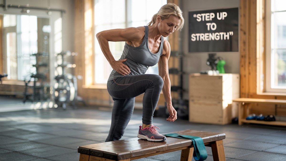 Step-Ups with Knee Drive