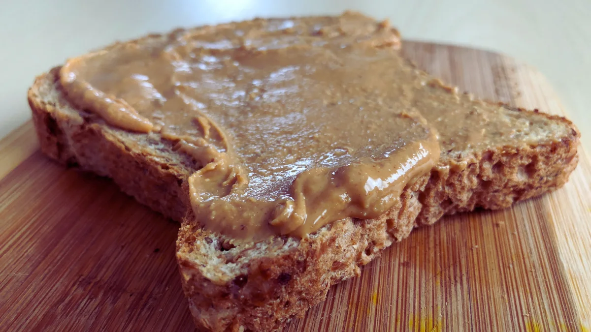 Whole Grain Toast with Peanut Butter