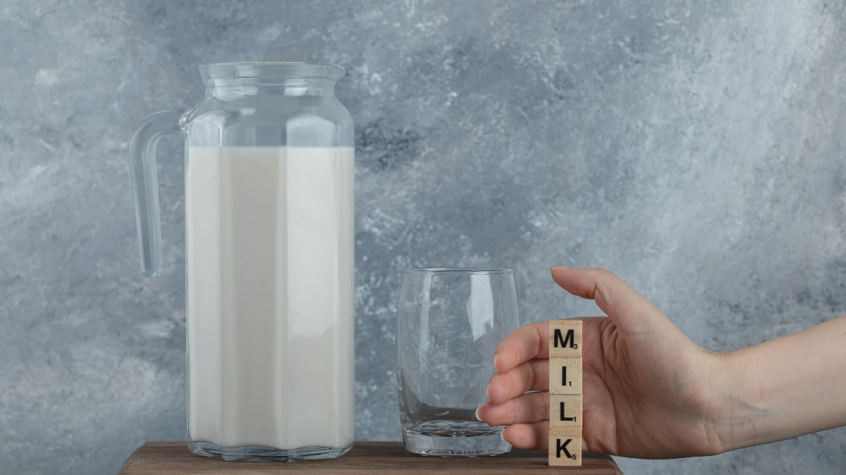 A Glass of Conventional Cow's Milk