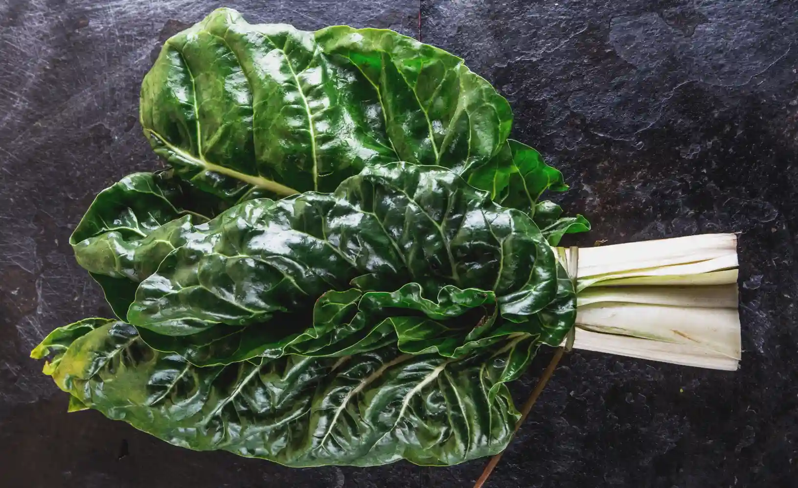 Raw Spinach and Swiss Chard