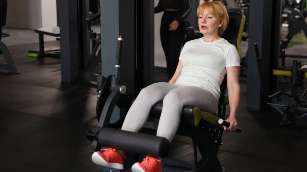 Seated Leg Extension Machine