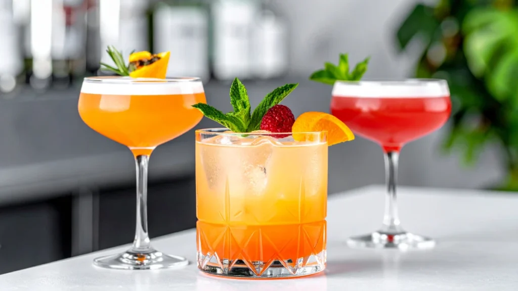 Cocktails with Pre Made Mixers