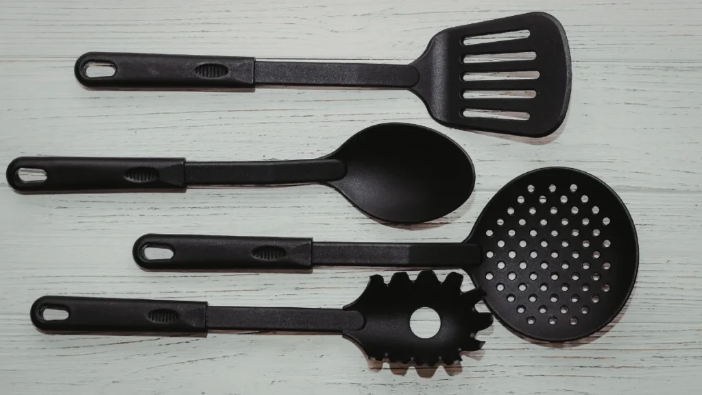 Black Plastic Utensils