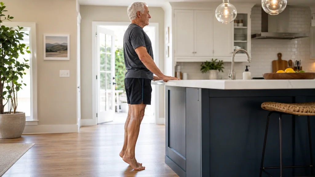 The One Exercise: A Supported Standing Calf Raise