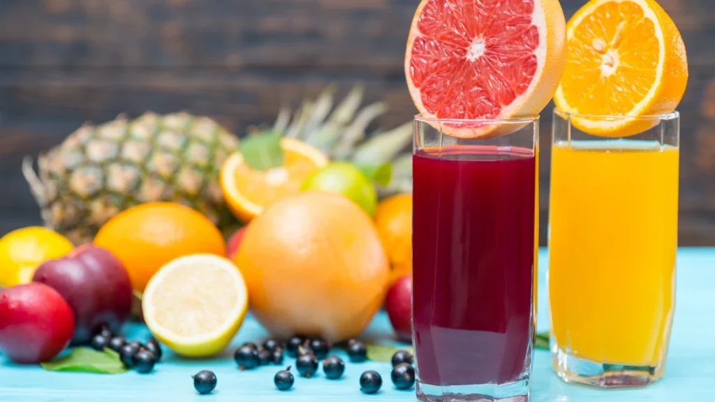 Green Juice And Fruit Juice Blends